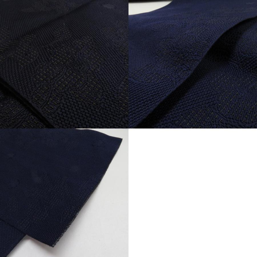 浴衣帯 2本セット ポリエステル100% パープル x ネイビー 牡丹 椿 袴下帯 半巾帯 細帯 洗える 仕立て上がり 長さ360cm |  | 09