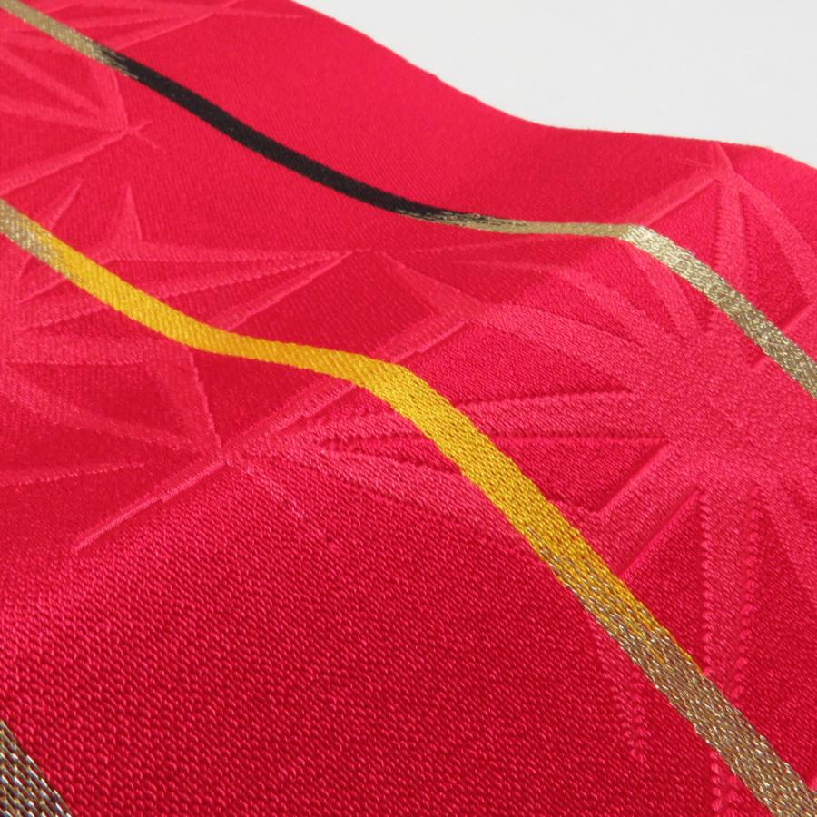 浴衣帯 3本セット ポリエステル100% イエロー レッド 麻の葉 無地 袴下帯 半巾帯 細帯 洗える 仕立て上がり 長さ360cm |  | 04