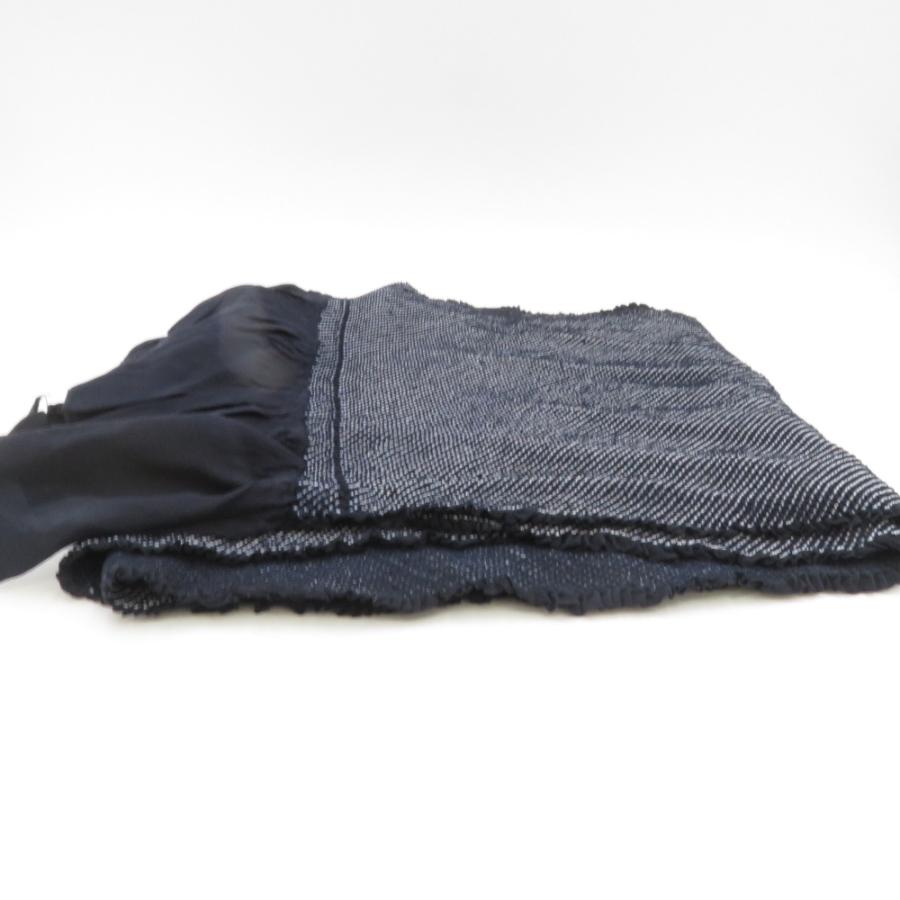 男帯 総絞り 大人用 兵児帯 正絹 紺色 カジュアル メンズ へこ帯 男物 鹿の子 しぼり 普段着物用 長さ260cm |  | 06