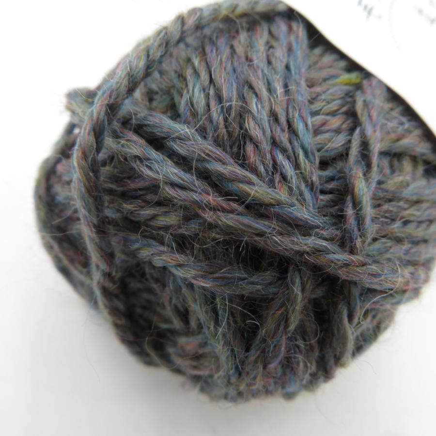 毛糸 毛混メランジ 並太 10玉セット 1玉25ｇ 約47ｍ Col No.2 グレー系 ごしょう産業 未使用品 |  | 02