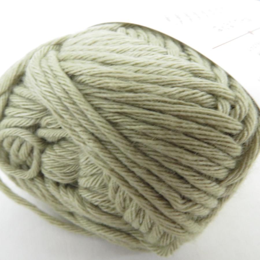 毛糸 はんなりウール 10玉セット １玉約40g 約77ｍ 日本製 カーキ系 ごしょう産業 未使用品 |  | 02