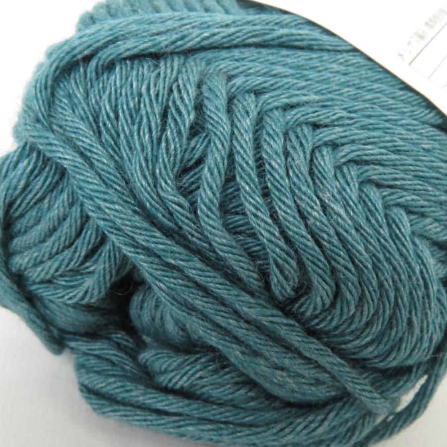 毛糸 はんなりウール 10玉セット １玉約40g 約77ｍ  日本製 グリーン系 ごしょう産業 未使用品 |  | 02