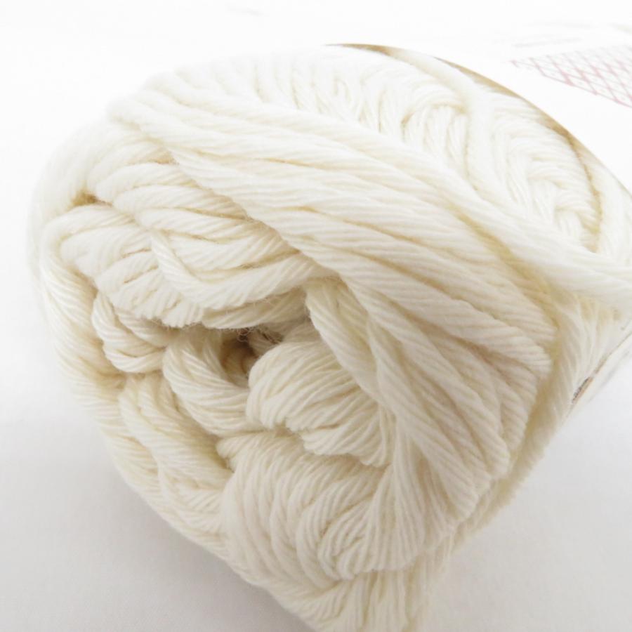 毛糸 はんなりウール 10玉セット １玉約40g 約77ｍ 日本製 ホワイト系 ごしょう産業 未使用品 |  | 02
