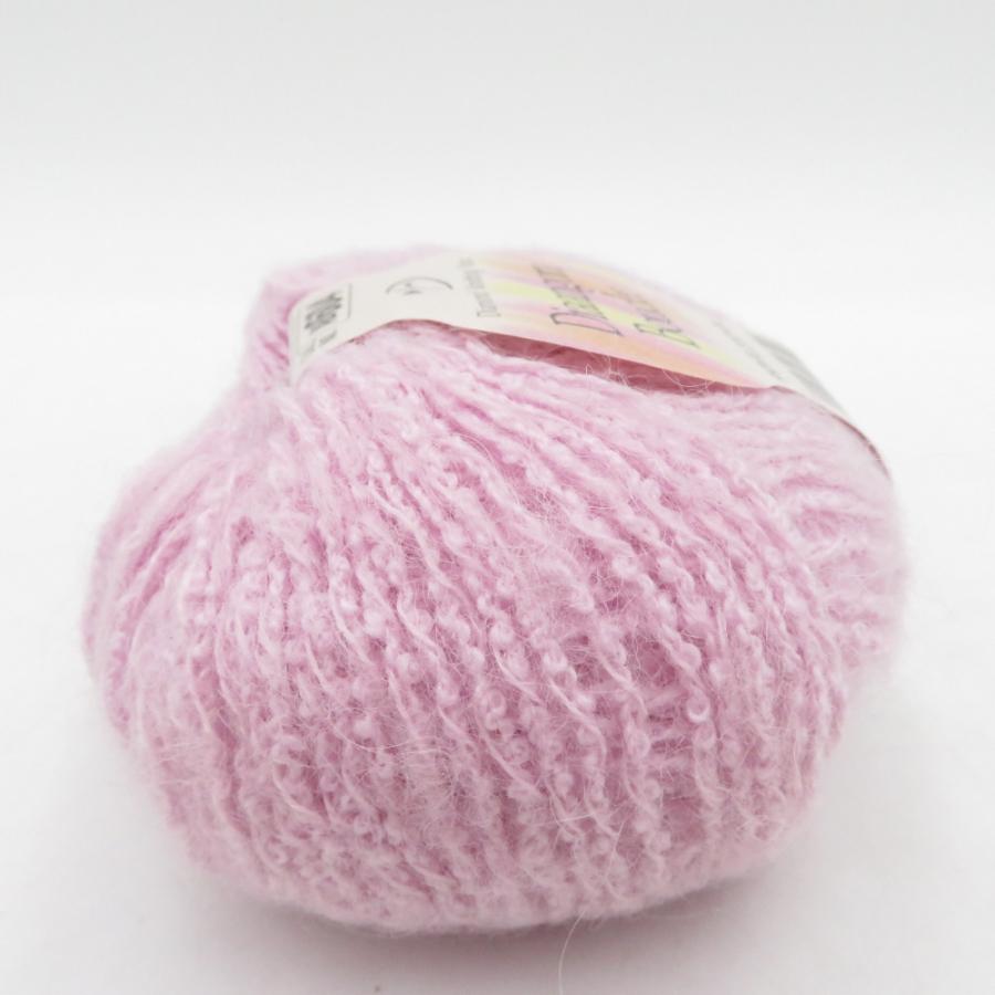 ダイヤモンド 毛糸 ダイヤアンゴラブークレ Diaangora Bouclet 6玉セット ライトパープル アンゴラ モヘア 1玉40g 約92ｍ 秋冬 未使用 |  | 04