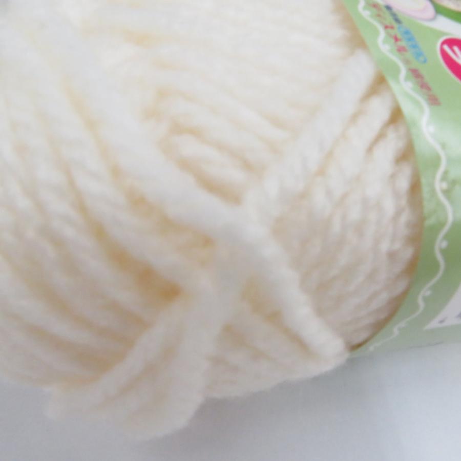 毛糸 清潔家族 10玉セット 1玉40g 48ｍ ホワイト キャメル系  アンモニア消臭せんい |  | 03