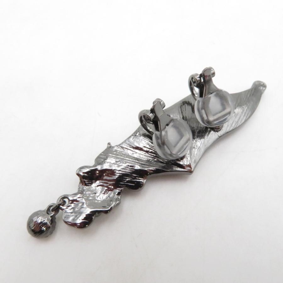 axes femme アクシーズファム イヤリング 繊翳の薔薇十字イヤリング Shadow Veil Rose Cross Earrings 黒 未使用品 | axes femme | 04