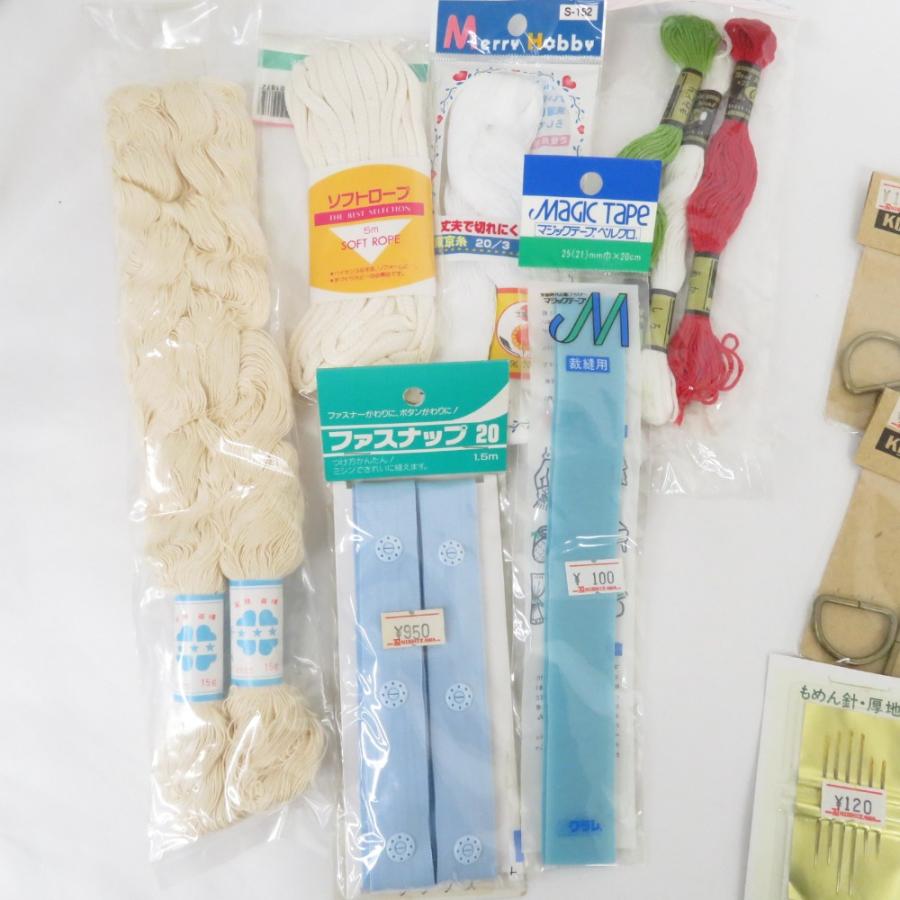 裁縫道具 【まとめ売り】大量 ハンドクラフト材料セット ミシン糸 ボタン ワッペン ファスナー 手芸パーツ  未使用品 |  | 01