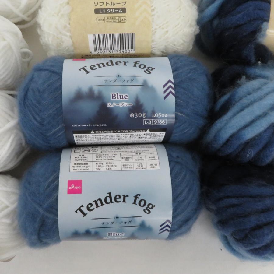 【福袋】DAISO ダイソー 毛糸 28玉 アソートセット 段染め もこもこ フラッフィ ロービング など 秋冬おまとめ |  | 05