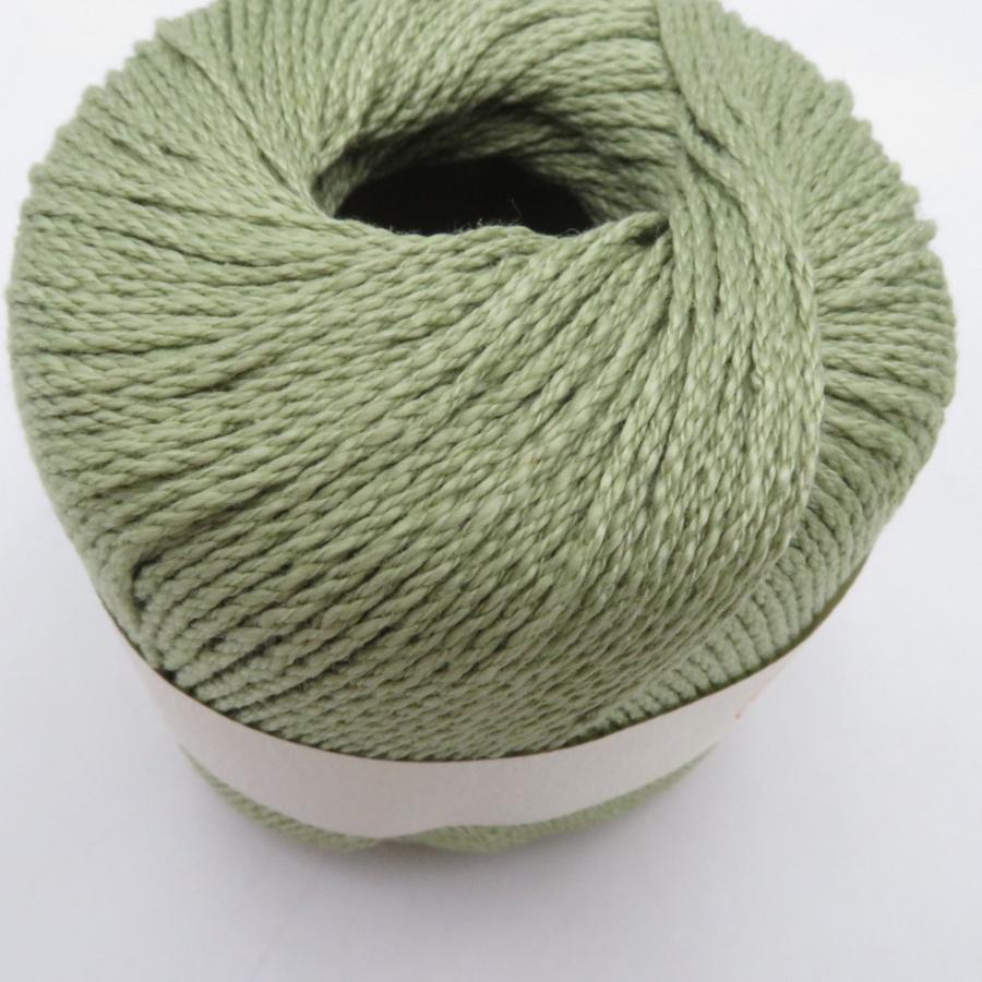カネボウ 毛糸 Kanebo Cotton Chanvre コットンシャンブル 8玉セット 綿60% 麻40% 並太 1玉40g 約95m グリーン 春夏毛糸 未使用品 |  | 03