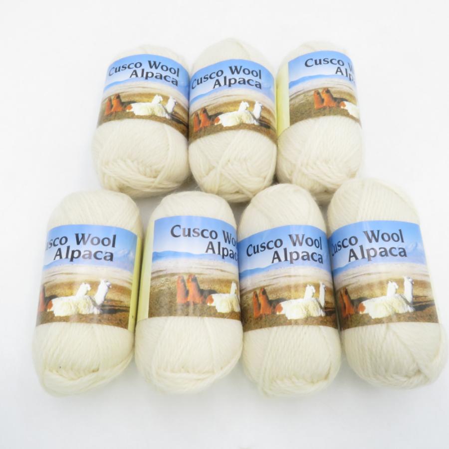 毛糸 Cusco Wool Alpaca クスコウール アルパカ 7玉セット 1玉50ｇ ペルー製 ウール混 秋冬 | 