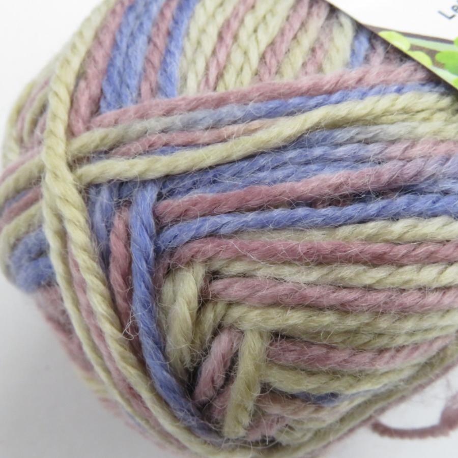 毛糸 オフタイム毛混並太カラフル 17玉セット 1玉40ｇ 約72ｍパープル系 未使用品 |  | 04