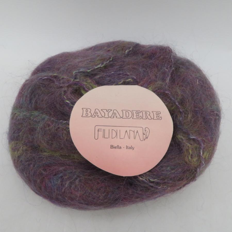 毛糸 FILIDILANA フィリディラナ 6玉セット BAYADERE パープル NOVA ブラウン モヘア混 イタリア製 編み物 秋冬 海外毛糸 |  | 01
