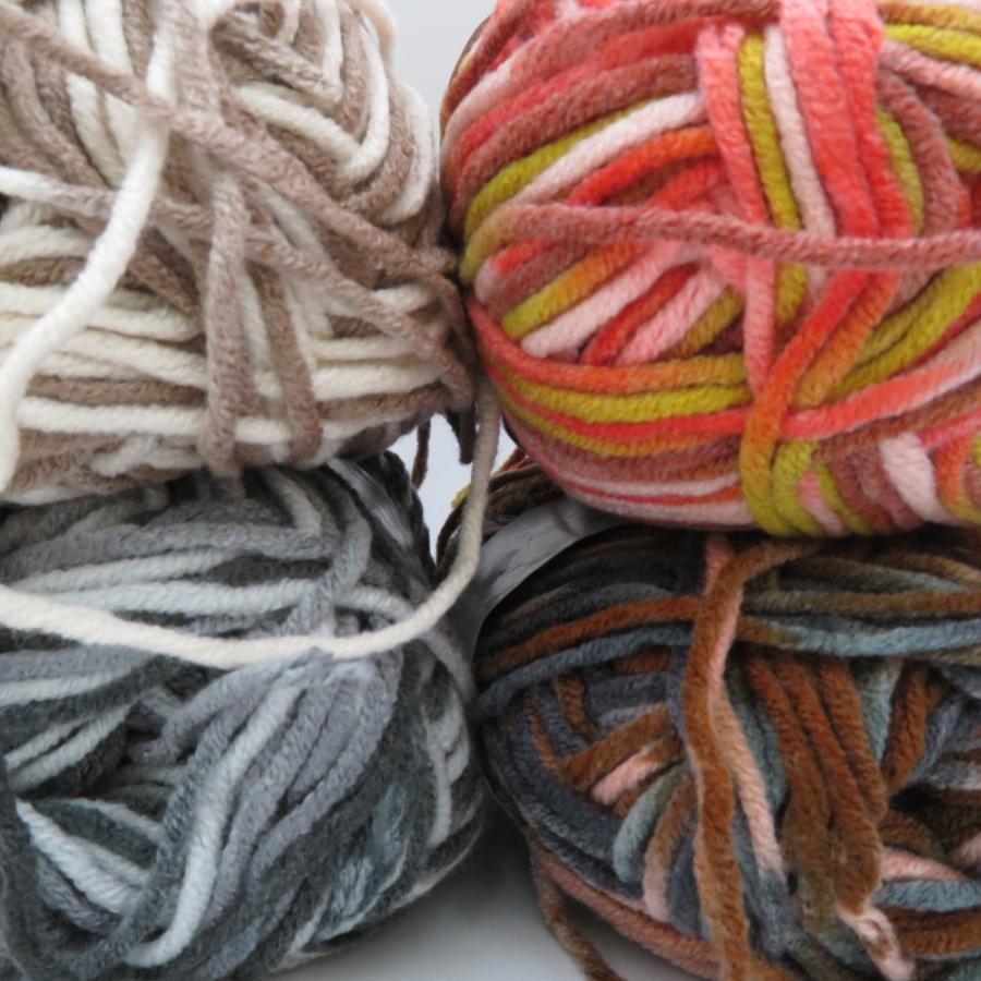 毛糸 LIHAO 9玉 アソートセット 1玉50ｇ+ 2g  アクリル100％ カラフル 未使用品 |  | 02