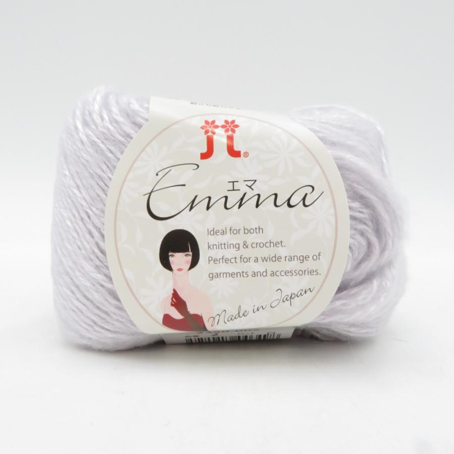 ハマナカ 毛糸 Emma エマ 10玉セット 2番色 ラベンダー レーヨン ウール 1玉30g 約98m ヘアリーヤーン 日本製 秋冬 未使用品 | ハマナカ | 03