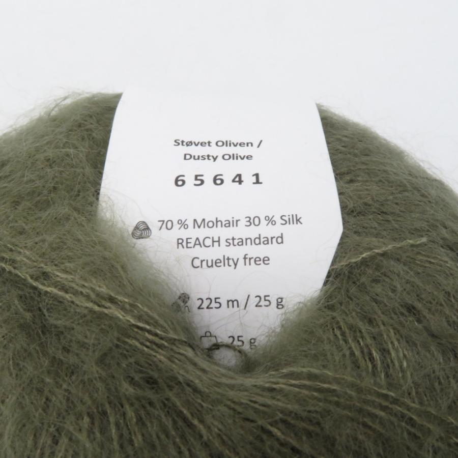 毛糸 Knitting for Olive Soft Silk Mohair 9玉 Dusty Olive 25g玉 モヘア 未使用品 |  | 04
