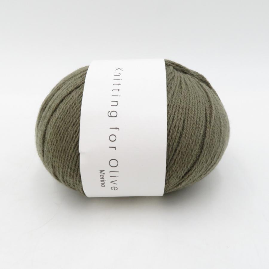 毛糸 Knitting for Olive Merino 4玉 Dusty Olive 50g玉 Oeko-Tex認証 未使用品 |  | 02
