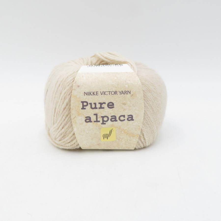 毛糸 ニッケビクター pure alpaca PAP 4玉 52番色 40g玉 ベビーアルパカ100% 秋冬毛糸 未使用品 |  | 01