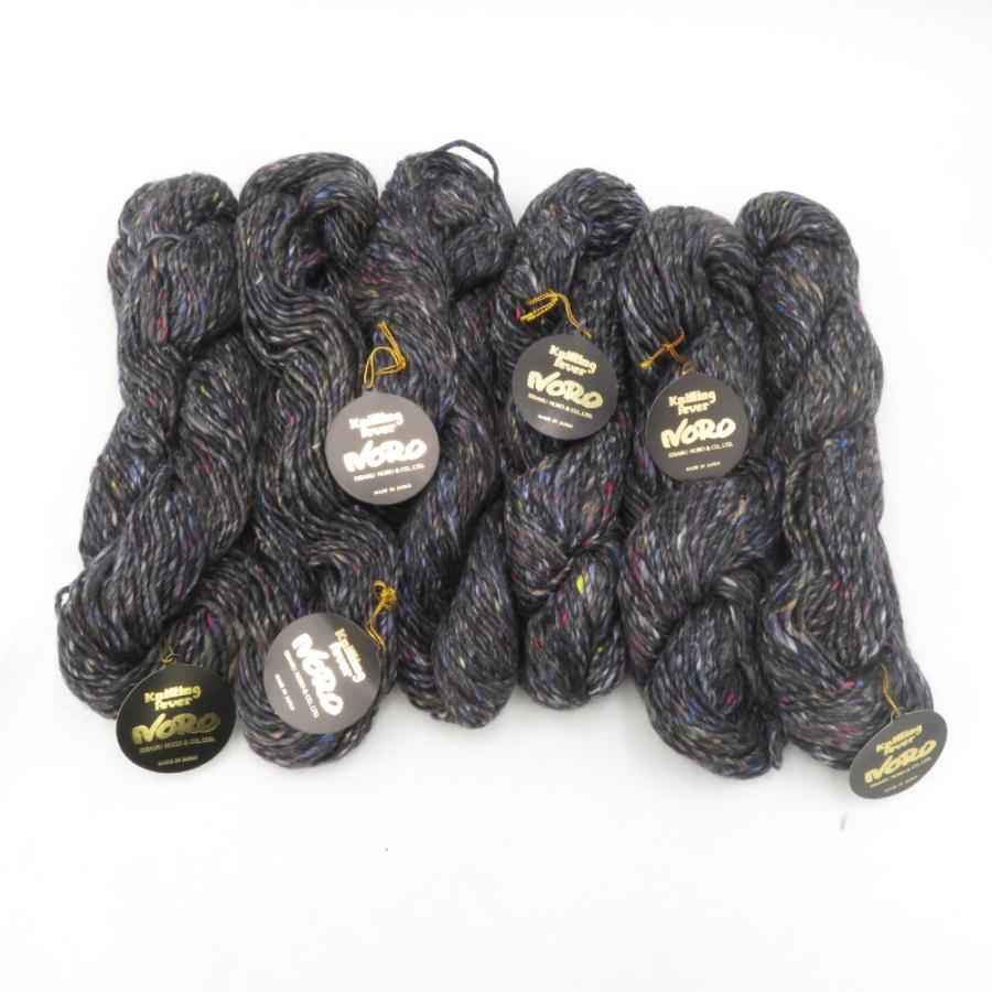 毛糸 Knitting Fever NORO SARUBIA 6カセ 1番色 50g玉カセ シルク モヘア 旧野呂 袋付き | 