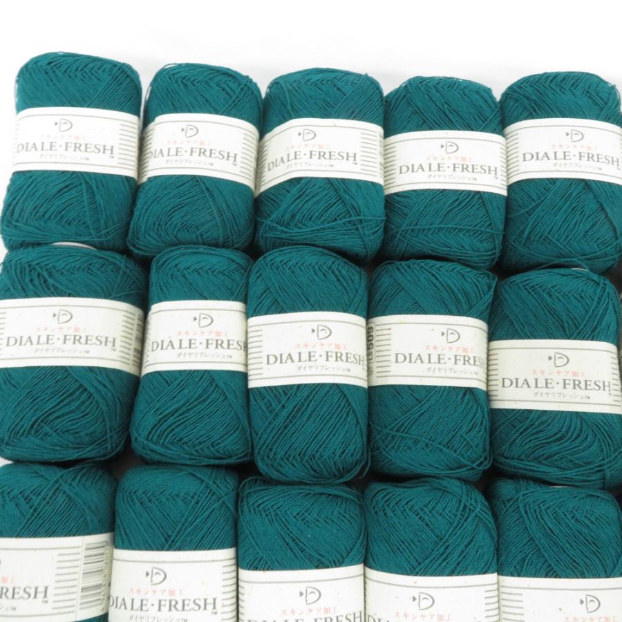 ダイヤモンド毛糸 毛糸 ダイヤリフレッシュ 39玉セット スキンケア加工 1玉25g 約180ｍ 東洋紡 機械編み 中細 かぎ針 秋冬 未使用品 |  | 01