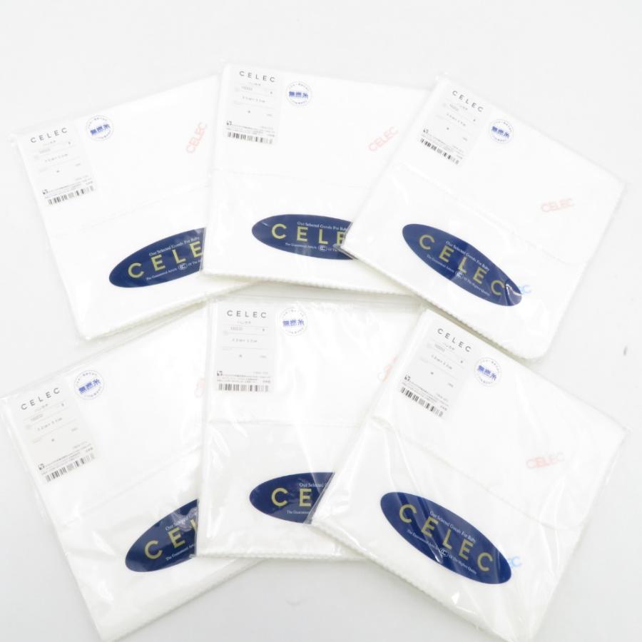 ハンカチ ガーゼハンカチ 日本製 CELEC 綿100％ ホワイト 32×33cm 6枚セット 未使用品 | 