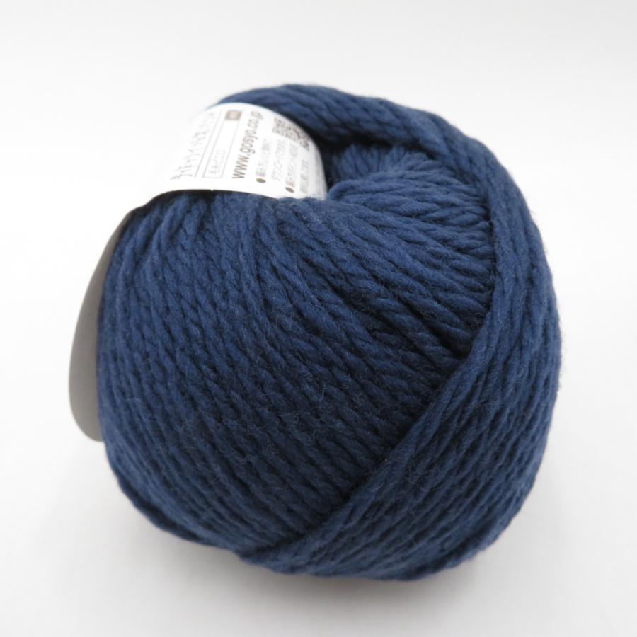 毛糸 毛糸ピエロ ロッキーメリノ並太 6玉セット 8番色 ネイビー 1玉40g 約71m メリノウール100％ 日本製 編み物 秋冬 未使用品 |  | 03