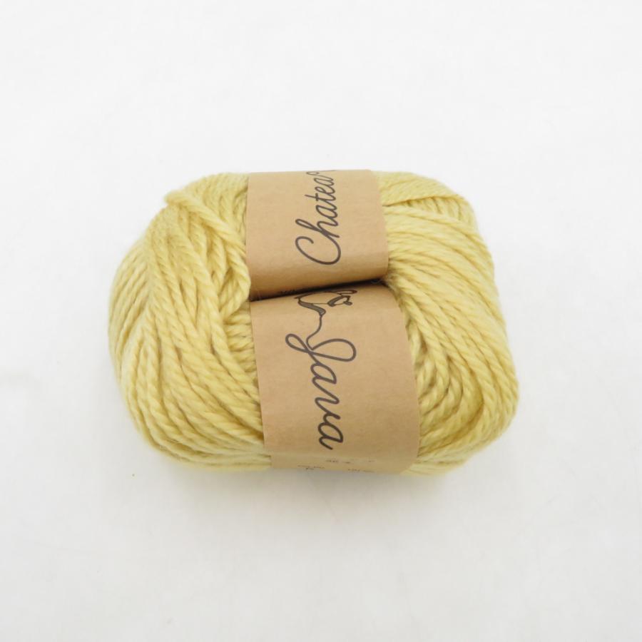 毛糸 原ウール Knitworm Chatea チャティアクリル 並太 10玉セット 5番色 バナナ 1玉30g 約66m アクリル100% 秋冬 未使用品 |  | 01