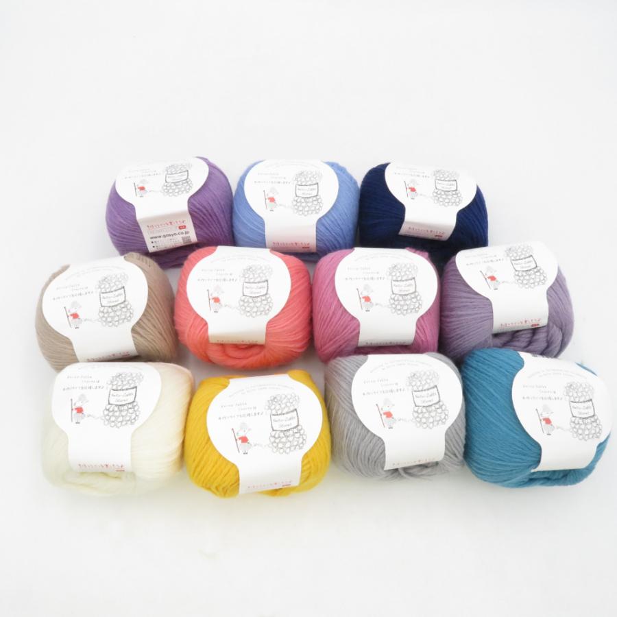 毛糸 毛糸ZAKKAストアーズ プリンセス リリー ニュー 11玉セット 1番色から11番色 全色 1玉約40g 約172m ウール 日本製 秋冬 未使用品 | 