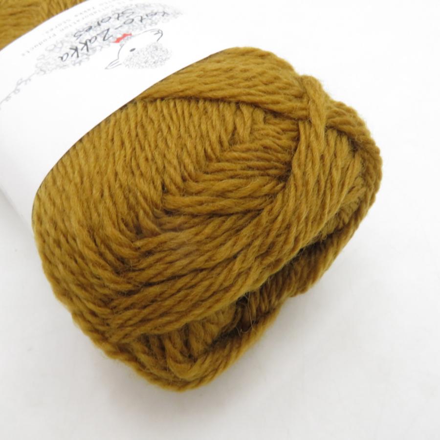 毛糸 毛糸ZAKKAストアーズ メリノ入りあったか並太 10玉セット 08番色 ブラウン系 1玉約40g 約90m ウール 日本製 並太 秋冬 未使用品 |  | 03