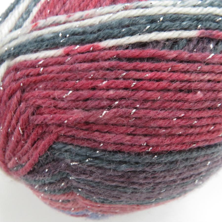 毛糸 Opal オパール KFS オリジナルカラー KFS903 1玉100g 425ｍ ワインレッドラメ ソックスヤーン 秋冬 未使用品 |  | 03