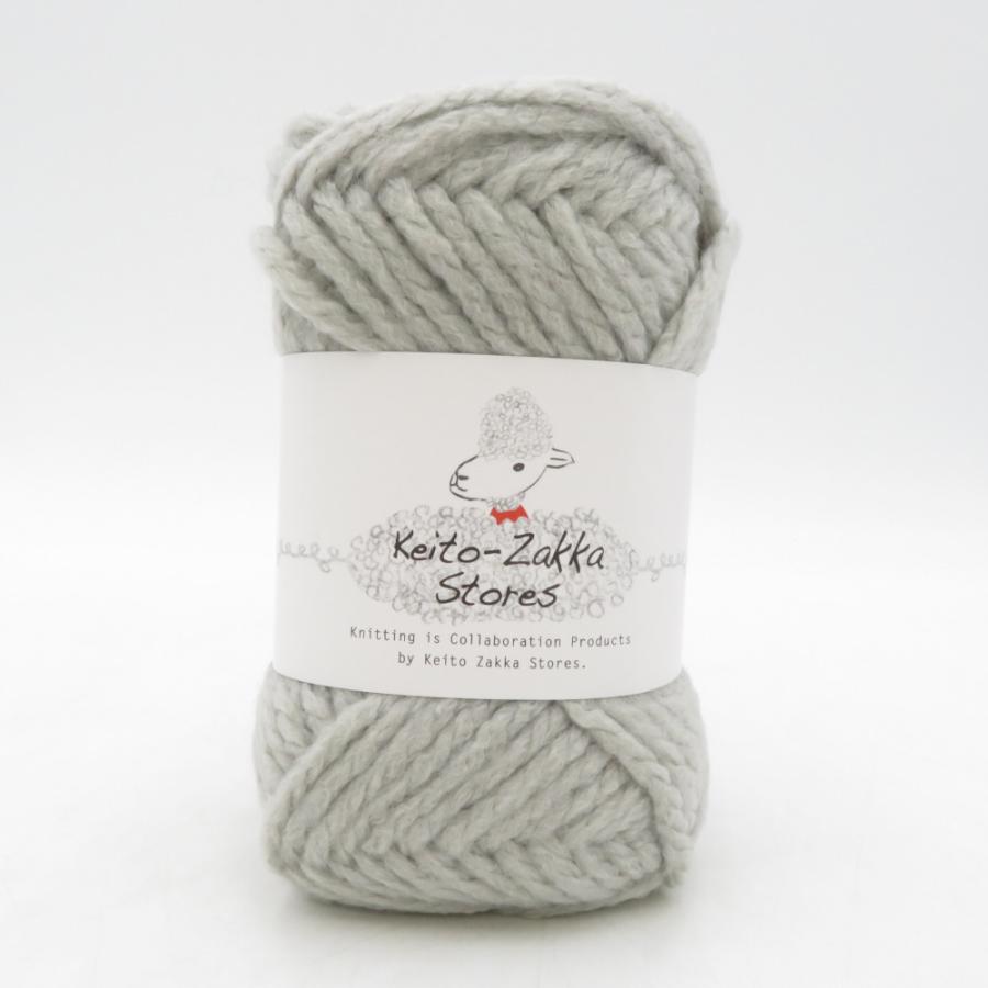 毛糸 毛糸ZAKKAストアーズ アクリル Jelly ジェリー 10玉セット 7番色 グレー 1玉約40g 約52m アクリル100% 日本製 極太 秋冬 未使用品 |  | 01