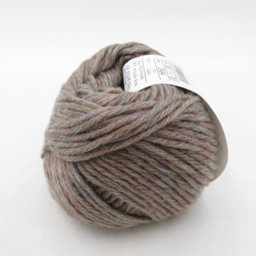 毛糸 毛糸ZAKKAストアーズ Calin カラン 10玉セット 6番色 モスグレイ 1玉約40g 約68m アクリル混合 並太 日本製 秋冬 未使用品 |  | 03