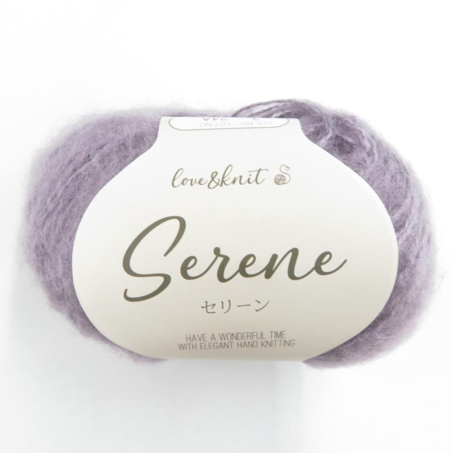 毛糸 love＆knit  セリーン  10玉セット 1玉20ｇ 80ｍ アクリル00% パープル系 モヘアタッチ 未使用品 |  | 01