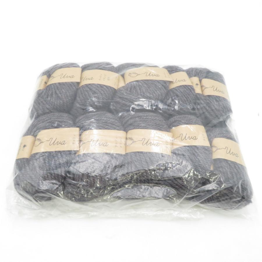 毛糸 原ウール Knitworm Chatea チャティ メランジ並太 10玉セット 6番色 ギャラクシー 1玉25g 約46m アクリル ウール 秋冬 未使用品 | 