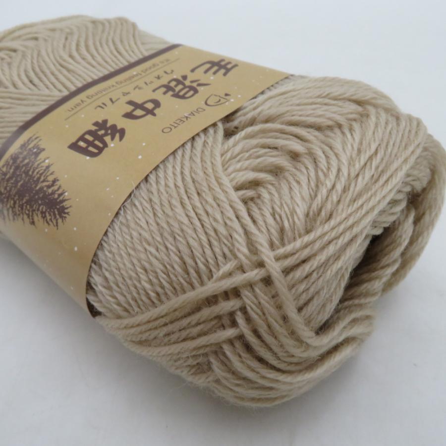 ダイヤモンド毛糸 毛糸 毛混中細 ウォッシャブル 9玉セット 303番色 モカ 1玉40g 約148ｍ ウール アクリル 日本製 秋冬 未使用品 |  | 05