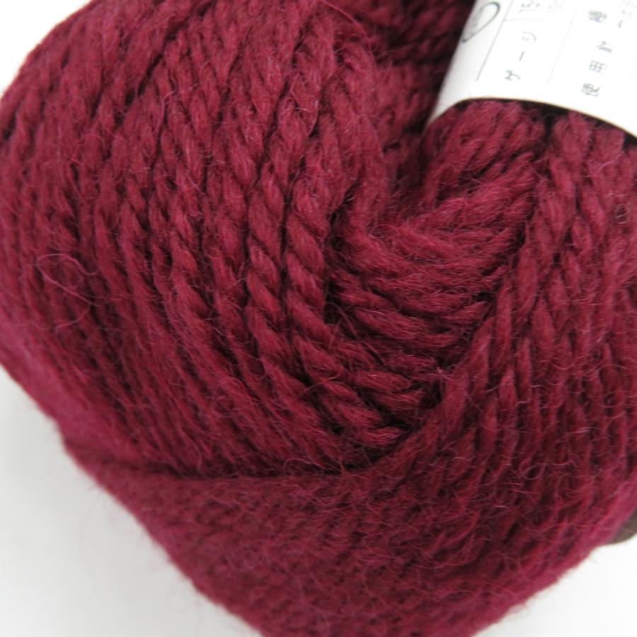 毛糸 ラレーヌ 純毛並太 10玉セット 1玉40ｇ 70ｍ ボルドー系 ウール100％ ハンズ・プロダクツ 未使用品 |  | 05