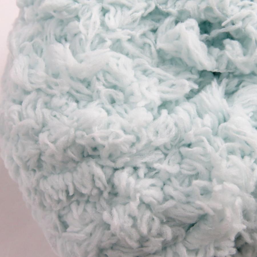 毛糸 フラッフィ 13玉セット 1玉30ｇ 28ｍ ホワイト みずいろ系 ポリエステル100％ 株式会社元廣 未使用品 |  | 08