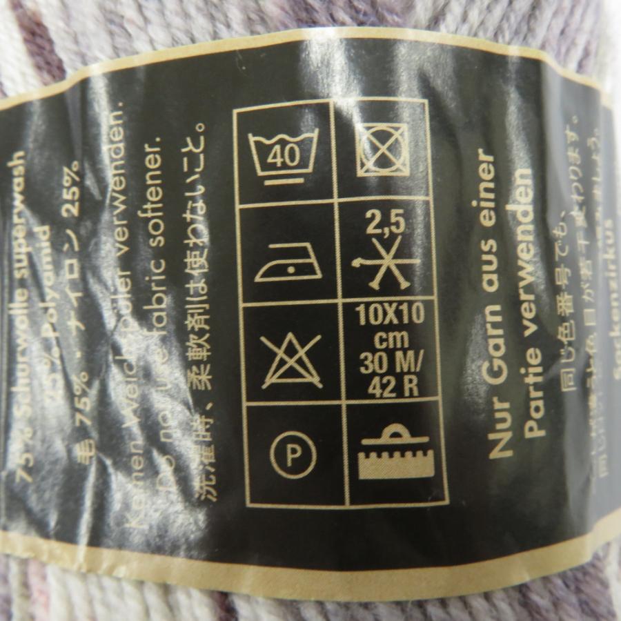 毛糸 Opal オパール梅村マルティナ 4ply col.2006 1玉100g 425ｍ パープル系 ソックスヤーン 秋冬 未使用品 |  | 02