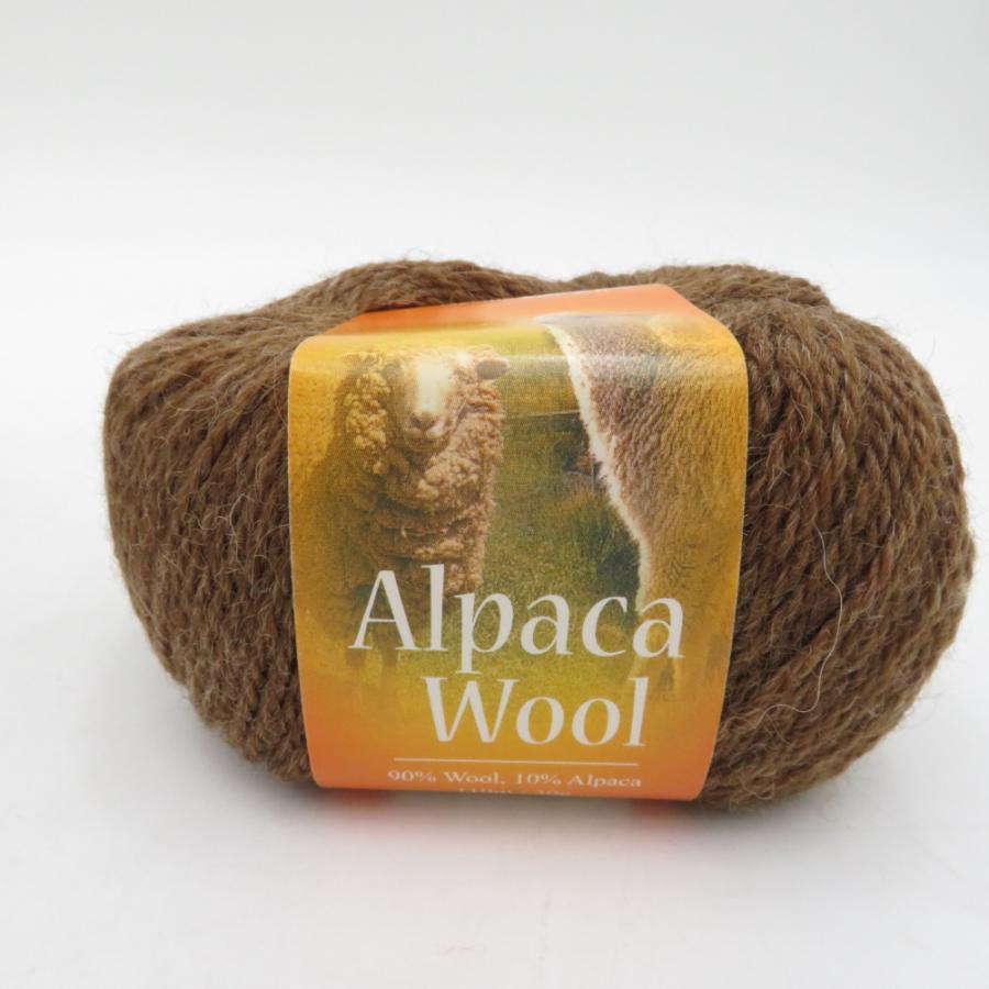 Yuzawaya ユザワヤ 毛糸 Alpaca Wool アルパカウール 10玉セット SFN70番色 1玉30g 約110m ブラウン ペルー製 秋冬 海外毛糸 未使用品 |  | 01
