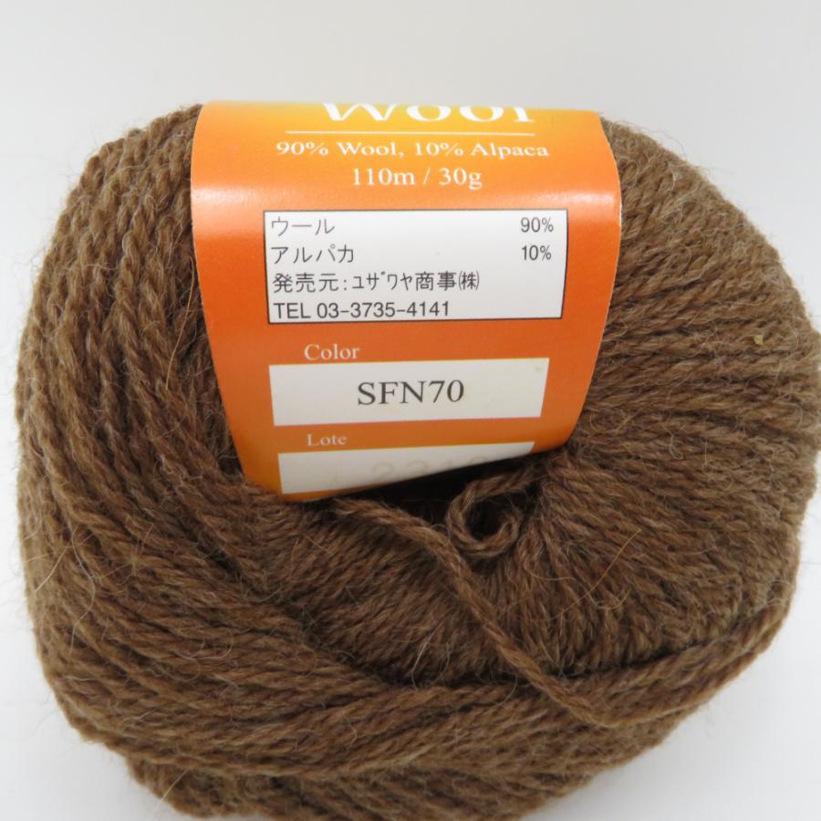 Yuzawaya ユザワヤ 毛糸 Alpaca Wool アルパカウール 10玉セット SFN70番色 SFN40番色 NY28番色 1玉30g 約110m ペルー製 秋冬 海外毛糸 |  | 02