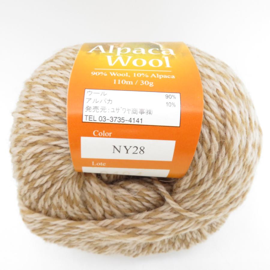 Yuzawaya ユザワヤ 毛糸 Alpaca Wool アルパカウール 10玉セット SFN70番色 SFN40番色 NY28番色 1玉30g 約110m ペルー製 秋冬 海外毛糸 |  | 06