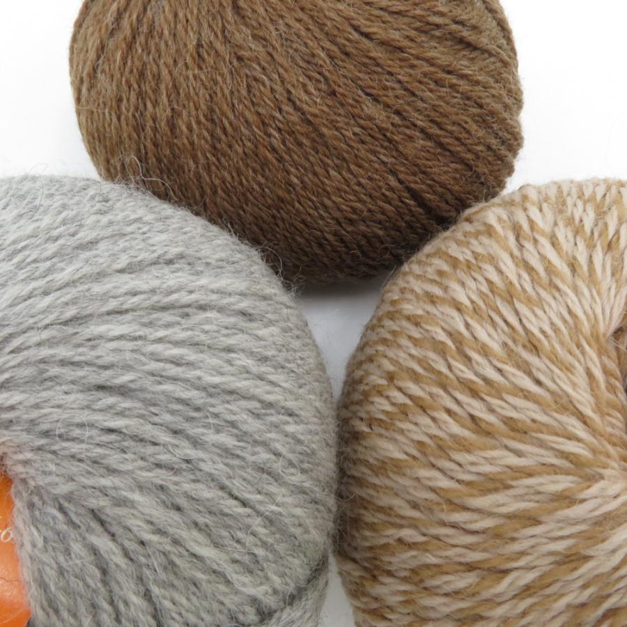 Yuzawaya ユザワヤ 毛糸 Alpaca Wool アルパカウール 10玉セット SFN70番色 SFN40番色 NY28番色 1玉30g 約110m ペルー製 秋冬 海外毛糸 |  | 07
