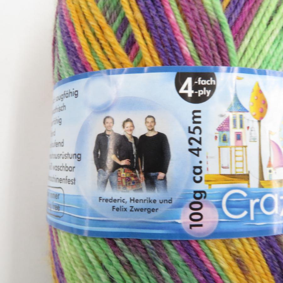 毛糸 Opal 毛糸 オパール Crazy Waters クレイジーウォーターズ 4ply  col. 11313  1玉 100g 425ｍ ソックスヤーン 段染め 秋冬 未使用品 |  | 01