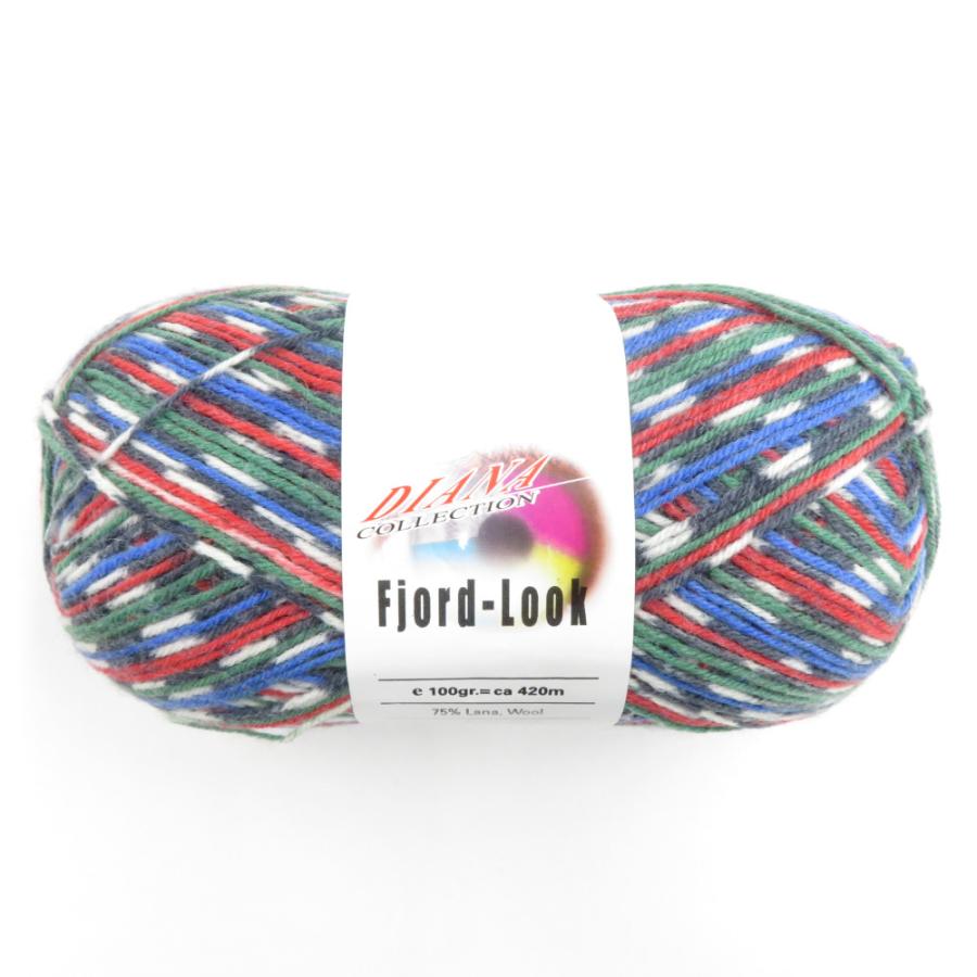 毛糸 Fjord-Look フィヨルドルック 3玉セット 715番色 717番色 719番色