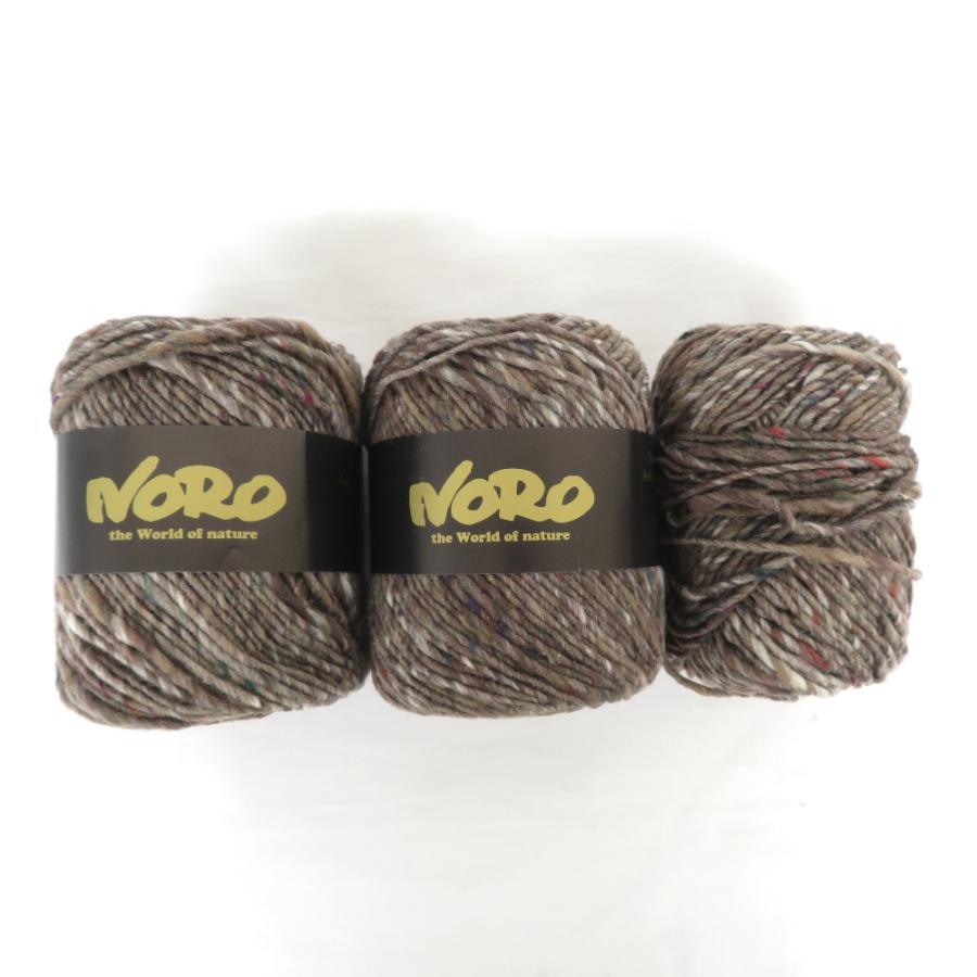 NORO 野呂英作 毛糸 野呂英作 NORO 自然の世界 綾紬 82番色 2玉 (100ｇ160m)×2玉+使用済み（残60ｇ) ユザワヤ限定 秋冬毛糸　日本製 | 
