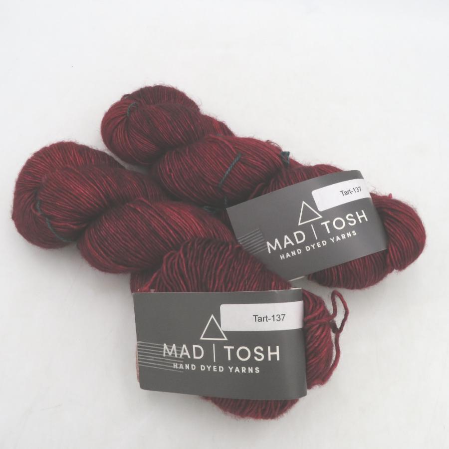 毛糸 MADELINETOSH マデリントッシュ tosh merino light 3カセ Tart
