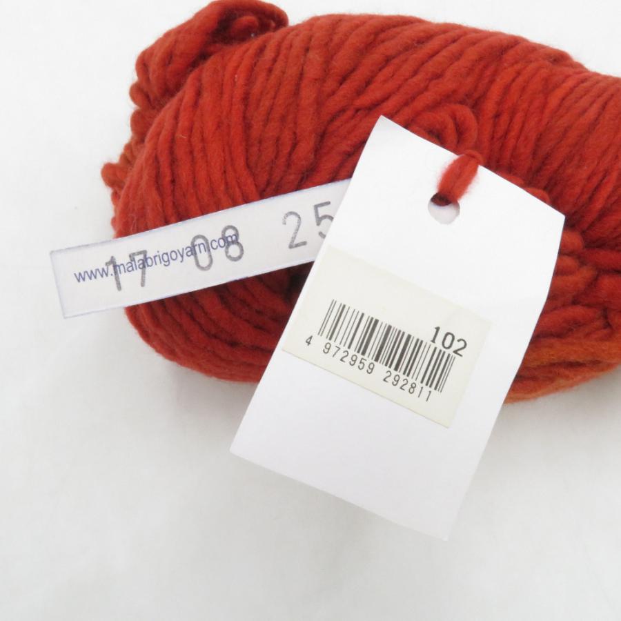 毛糸 malabrigo Worsted 1カセ 102 SEALING WAX 1カセ100g 約210ヤード 海外毛糸 未使用品 |  | 01