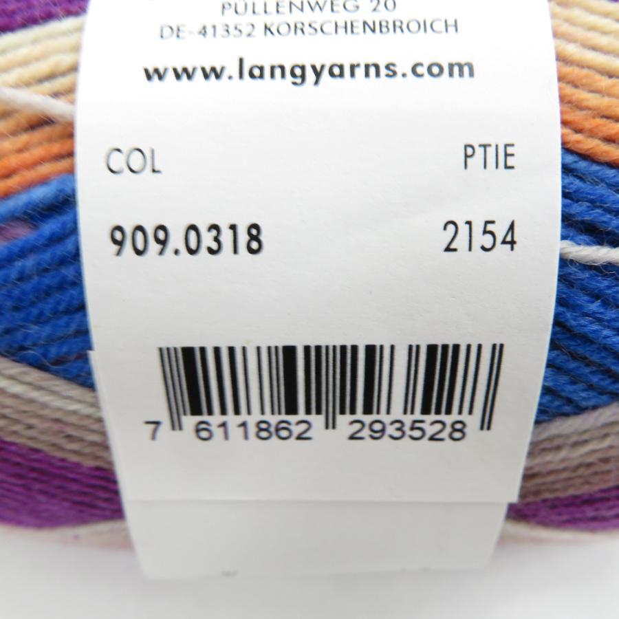 毛糸 LANG TWINSOXX 4PLY  100g玉巻 420m パープル系 ソックヤーン 未使用品 |  | 01