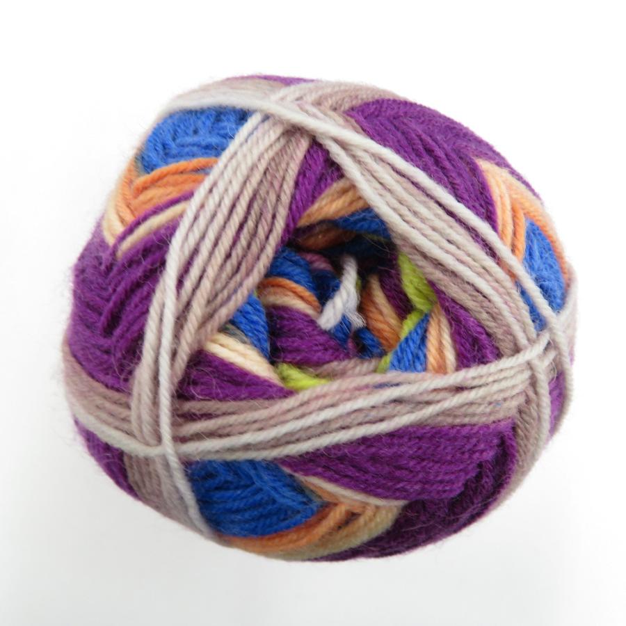 毛糸 LANG TWINSOXX 4PLY  100g玉巻 420m パープル系 ソックヤーン 未使用品 |  | 02