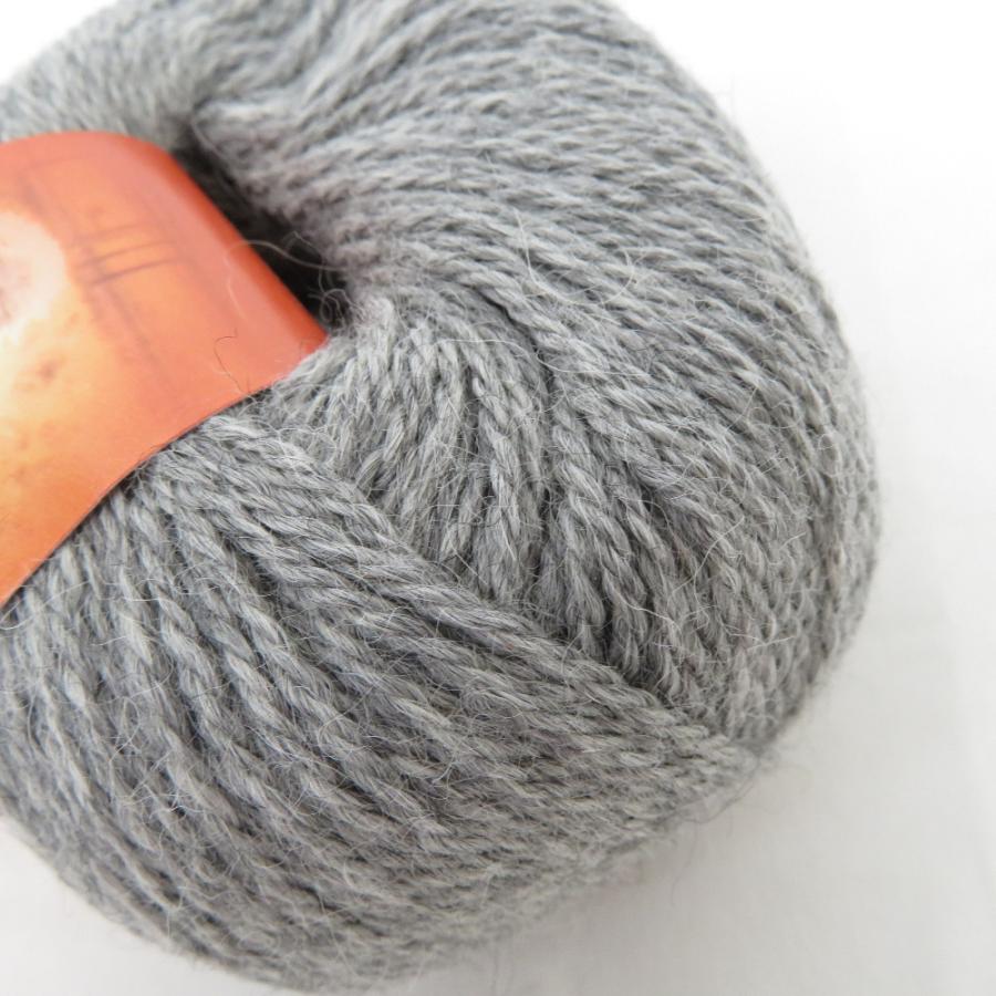 Yuzawaya ユザワヤ 毛糸 Baby Alpaca ベビーアルパカ 10玉セット 1玉25g 約90m グレー アルパカ100% ペルー製 秋冬 海外毛糸 未使用品 |  | 02