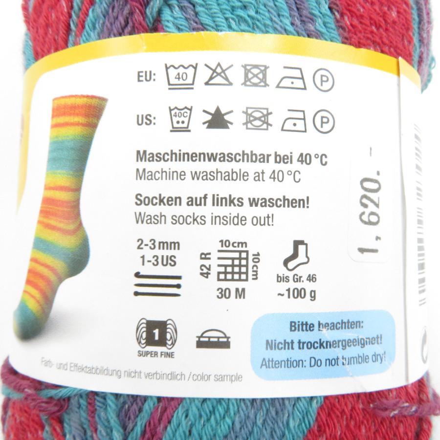 毛糸 REGIA レギア  Cotton Cocktail Color コットンカクテルカラー 2玉セット Col.02428 ,02430 1玉各100g 420ｍ ソックヤーン 未使用品 |  | 03